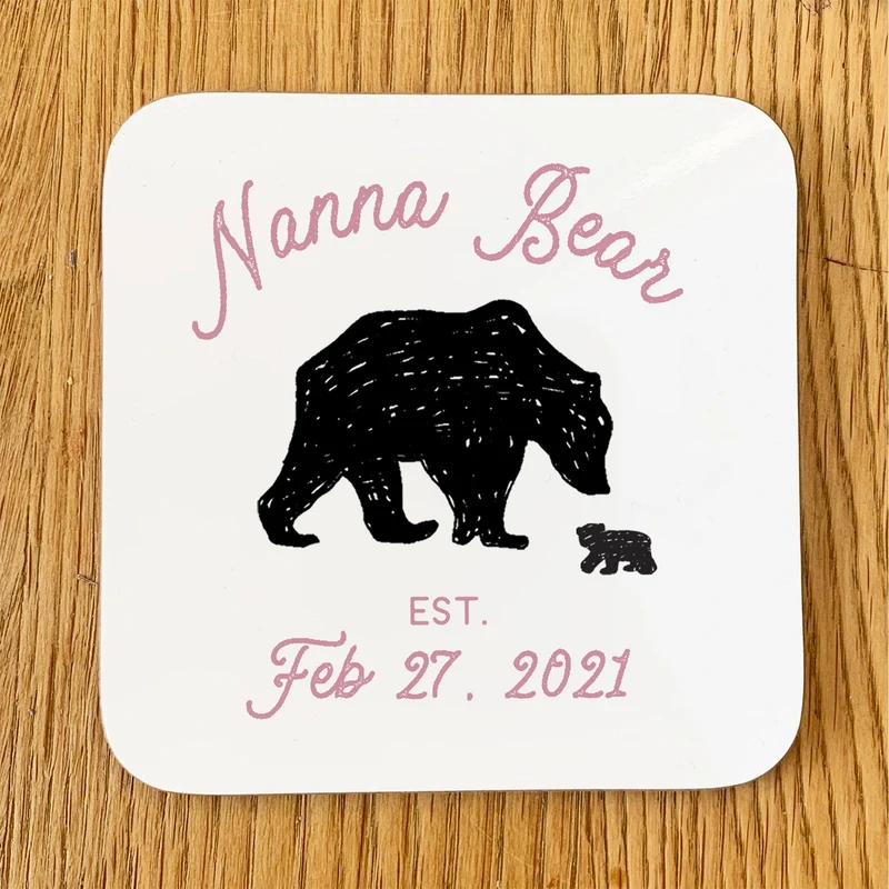 Mamma Bear Mug personalised with any version of 'Mum'