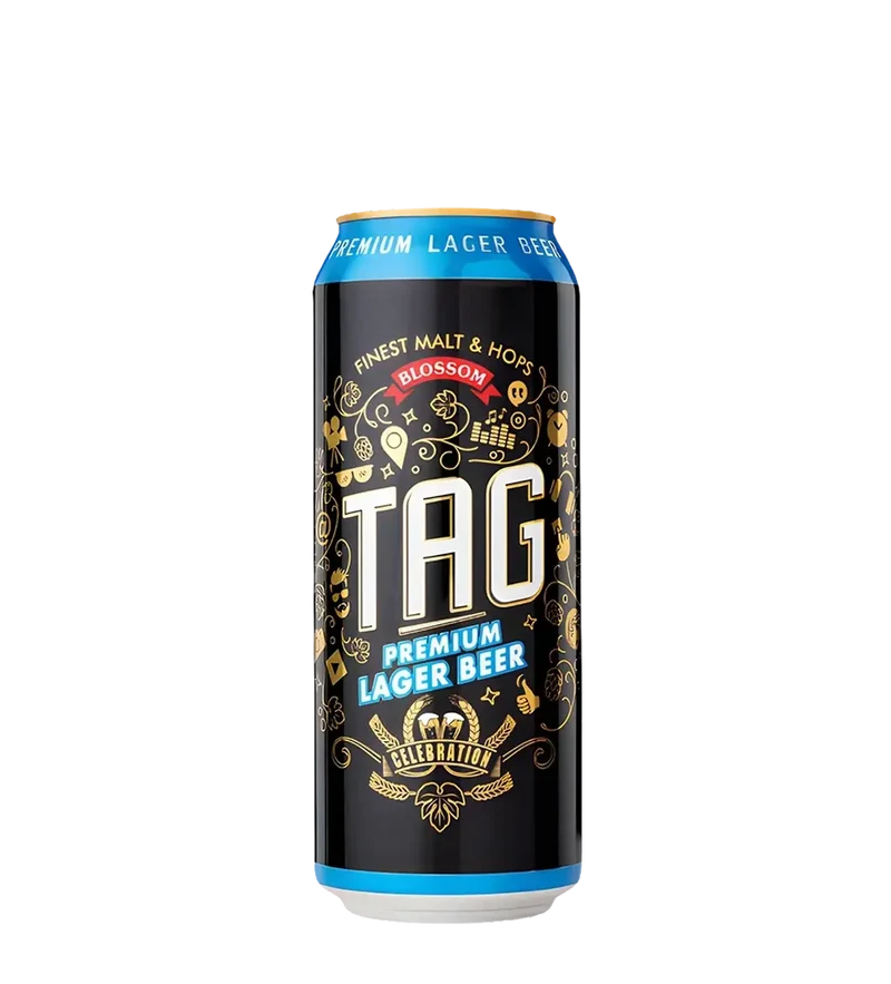 Tag Premium Lager Beer 500ml Can