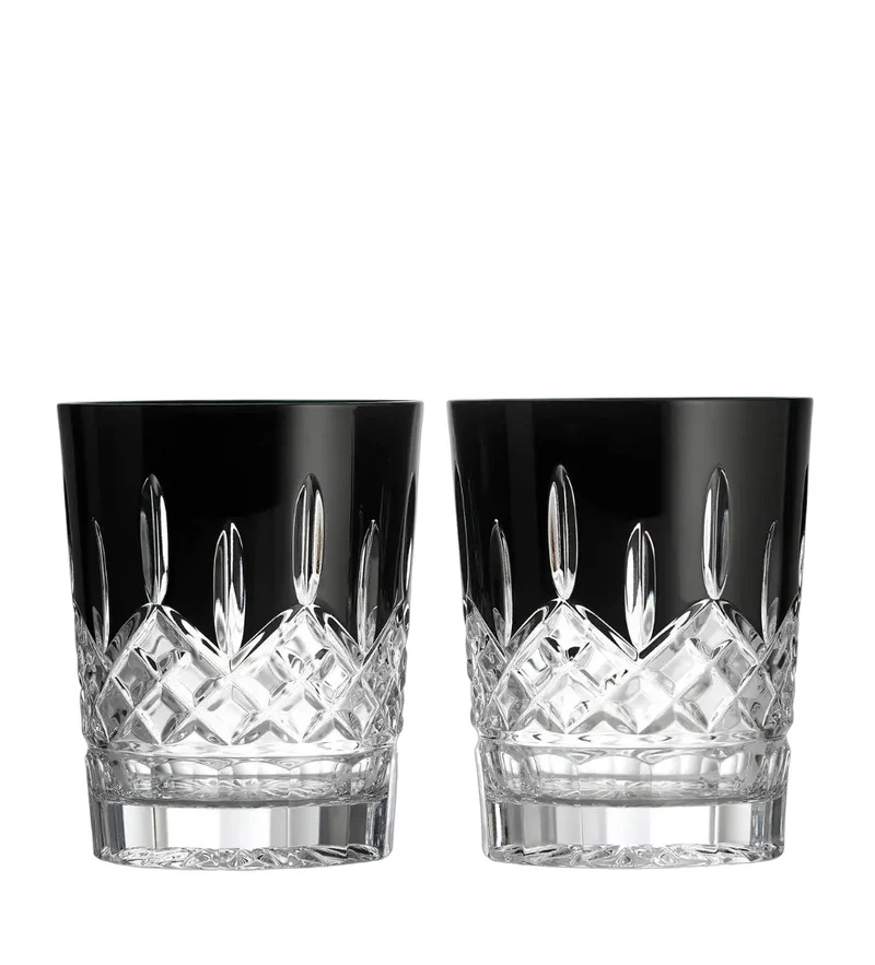 Waterford Lismore Black Tumbler - Set of 2