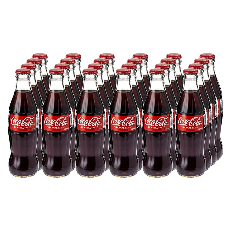 Coca Cola Original Taste Soft Drink UAE, Glass - 24 X 290ML