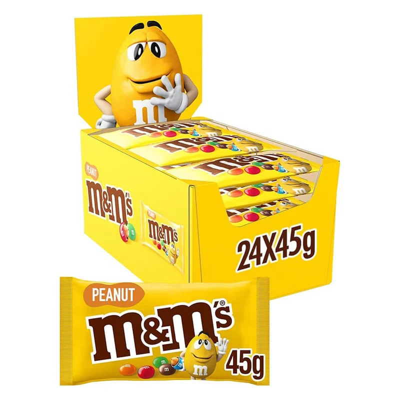 M&M's Peanut Chocolate - 24 X 45G