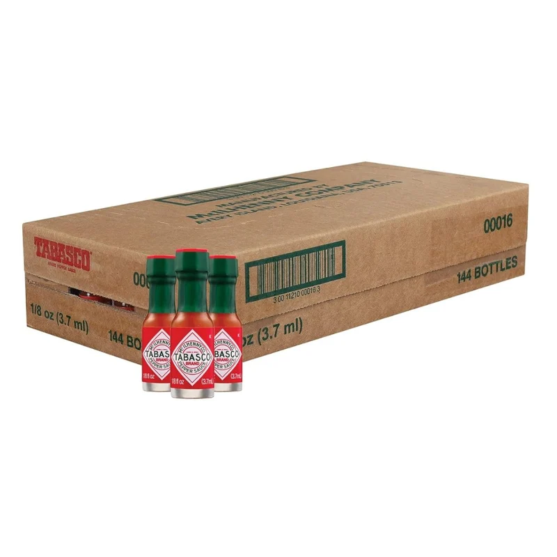 Tabasco Sauce Red Original Room Service - 24 X 6 X 3.7ML | 144 Pieces