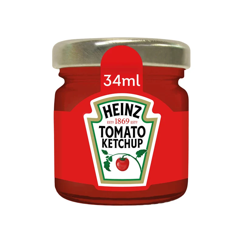 Heinz Tomato Ketchup Mini Jars - 80 X 39G