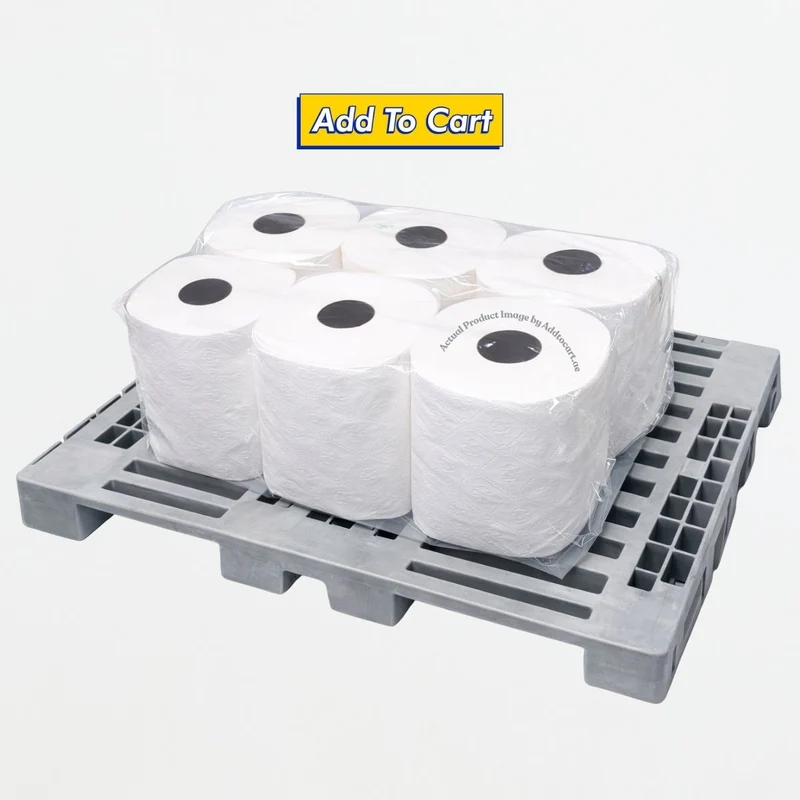 GGFT Maxi Kitchen Tissue Rolls, 2 PLY, 650 GSM, Made in UAE - Pack of 6 Rolls