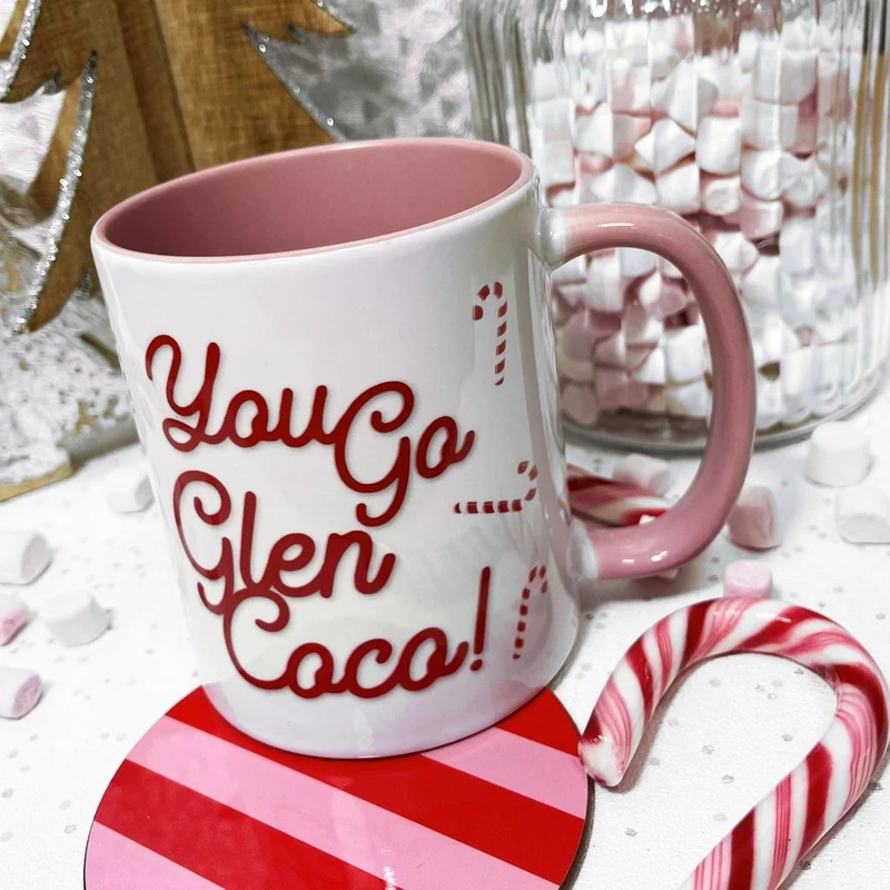 You Go Glen Coco Candy Cane Mean Girls Mug