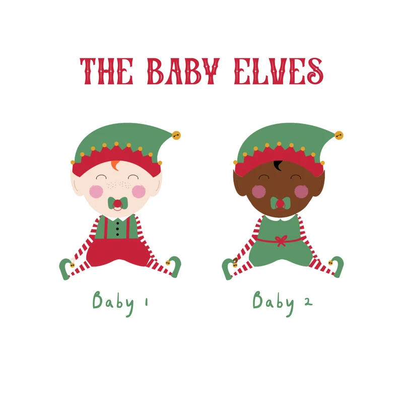 Personalised Elf Family Mug Set