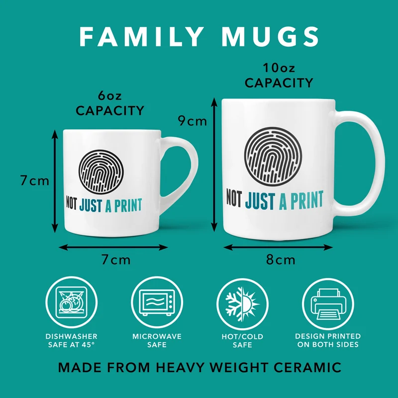Personalised Elf Family Mug Set