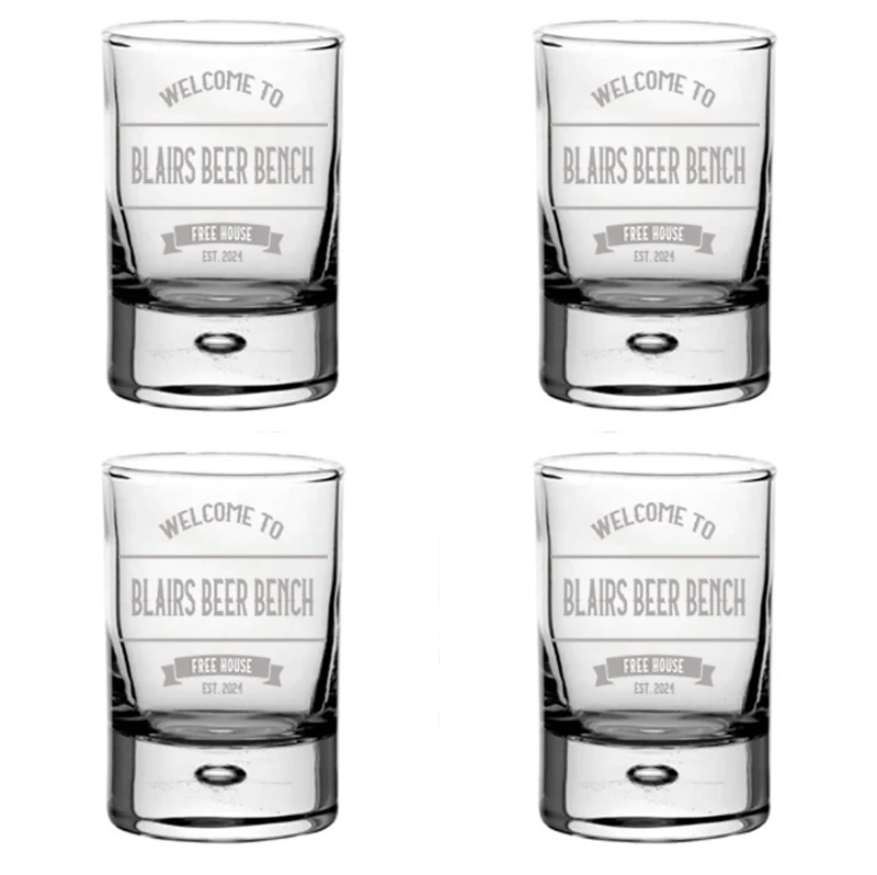 Personalised Vintage Pub Bar Set – Custom Home or Garden Pub Gift