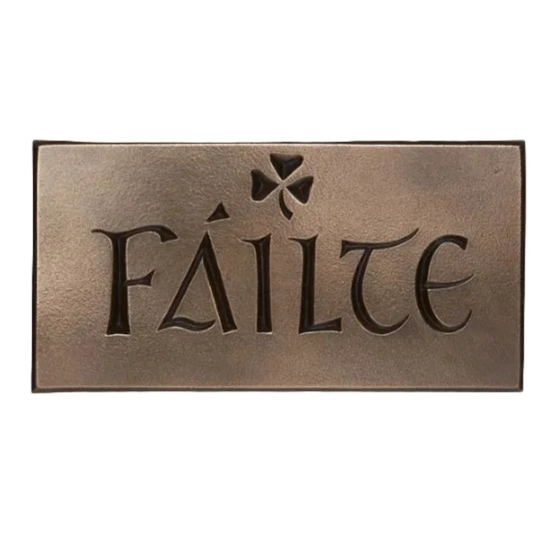 Bronze Failte Plaque