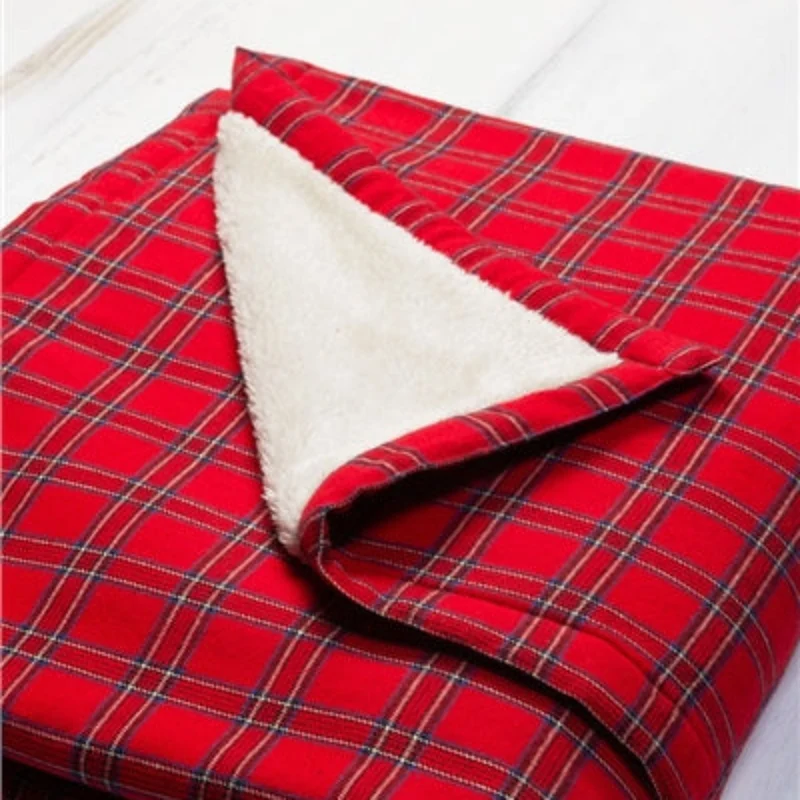 Fleece Lined Flannel Blanket