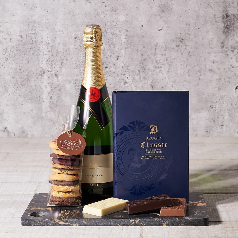 Champagne Cheers & Sweet Treats Gift Set