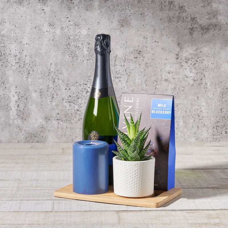 Sweet Serenity Champagne Gift Basket
