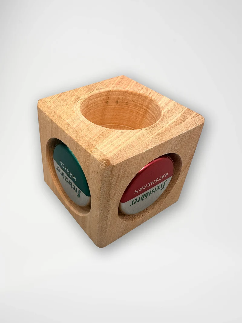 Freistädter Bier Holzwürfelöffner