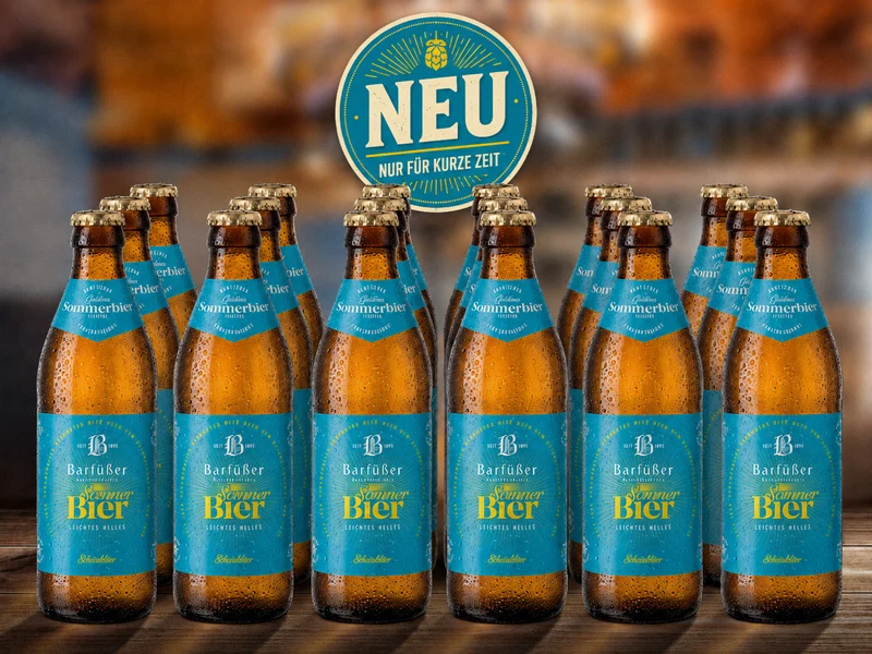 NEU | Barfüßer Sommerbier - Leichtes Helles | 18er-Pack