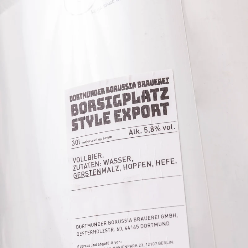 30l Keg Borussia Export