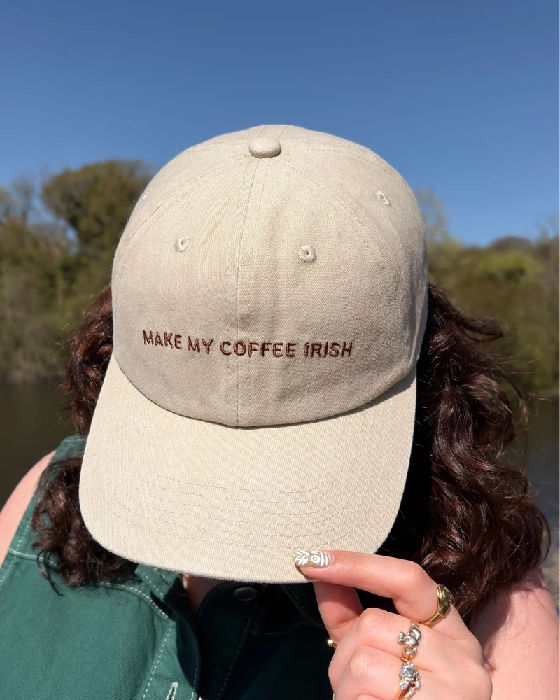 Make My Coffee Irish Cap | Dearbháil Designs