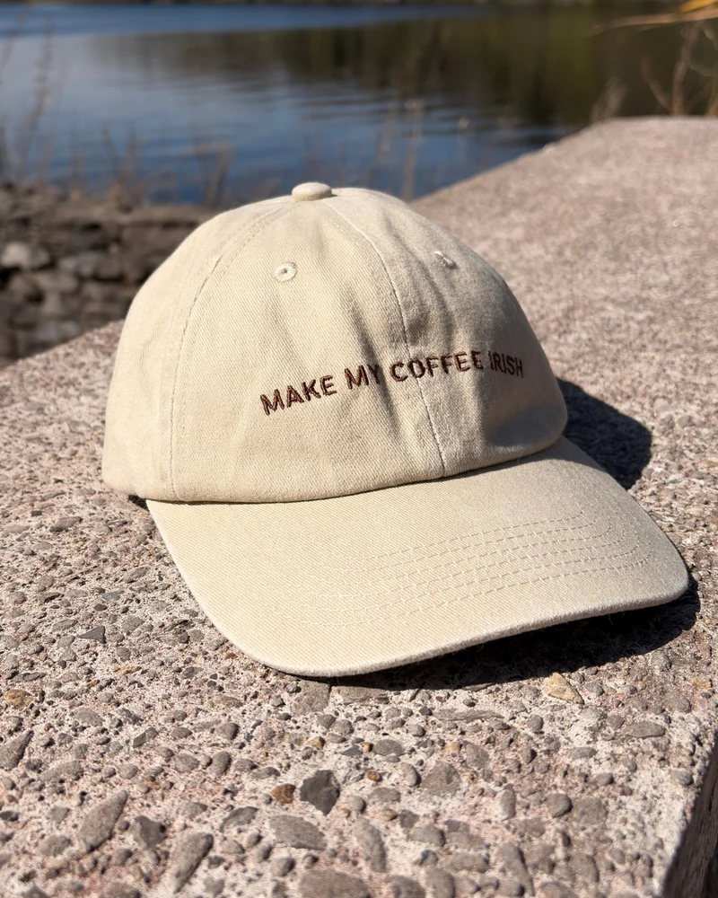 Make My Coffee Irish Cap | Dearbháil Designs