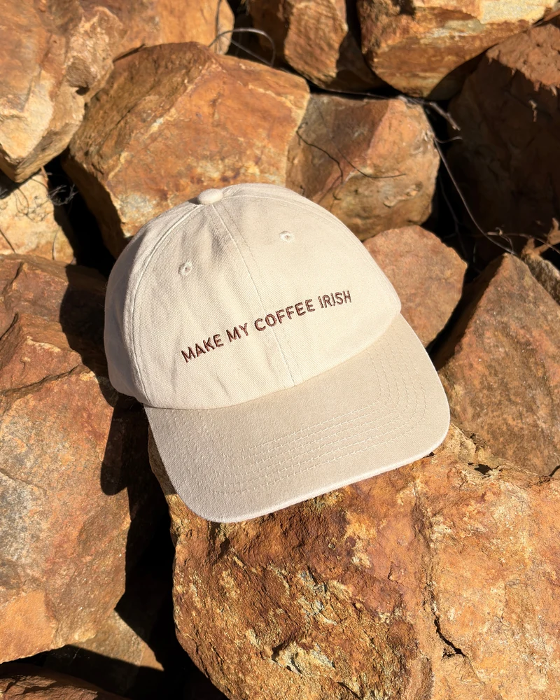 Make My Coffee Irish Cap | Dearbháil Designs