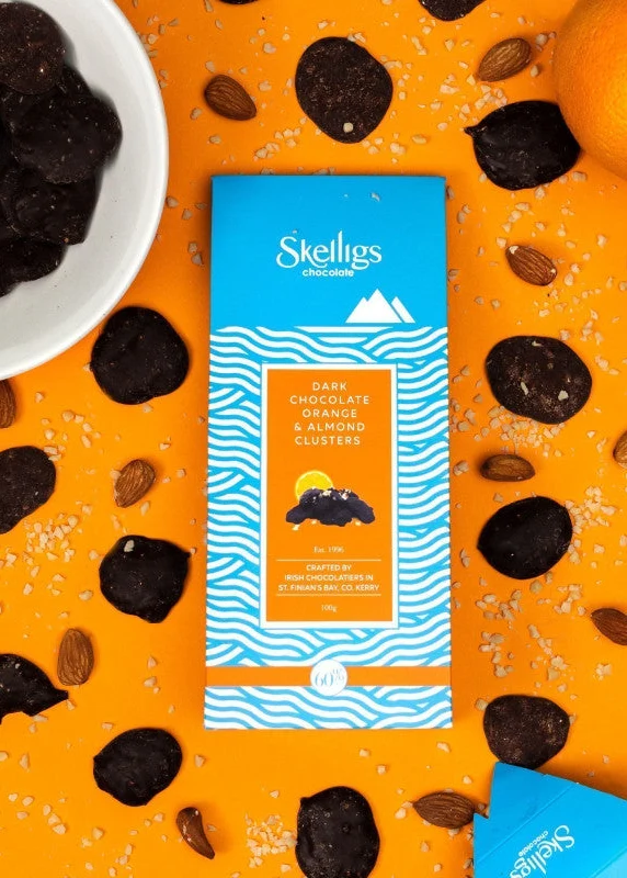 Dark Chocolate, Orange and Almond Clusters | Skelligs