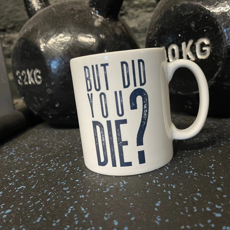 Crossfit athlete fun mug - Assault bike hate personalised