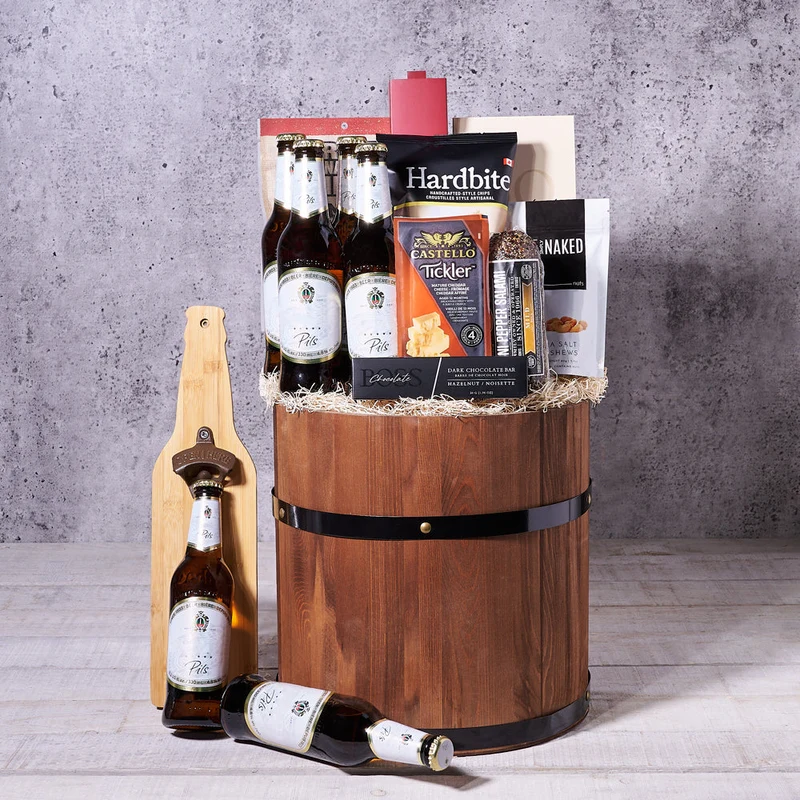 Deluxe Gourmet Snacks & Beer Gift Set