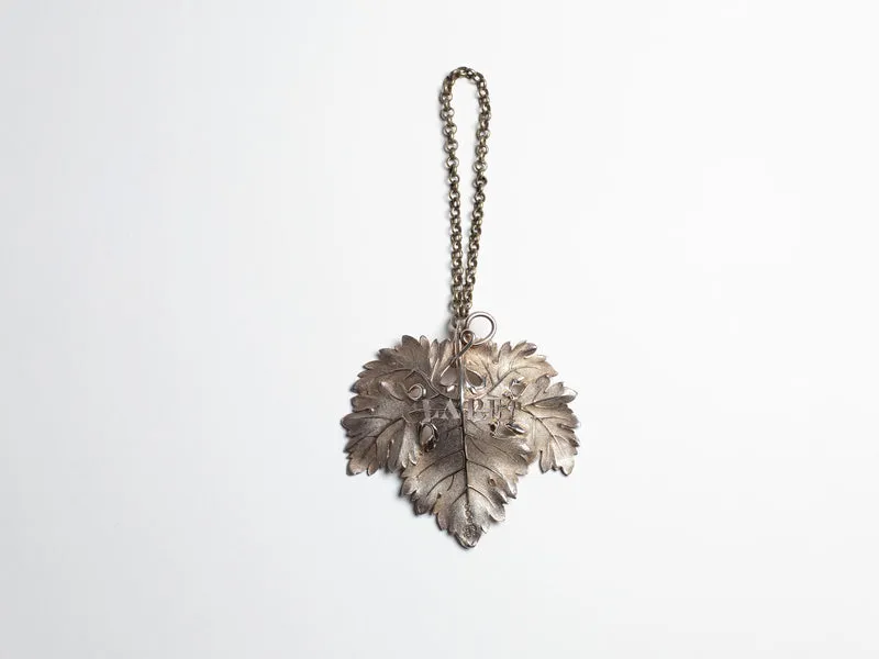 WILLIAM IV SILVER LARGE WINE TAG, CLARET IN SILVER