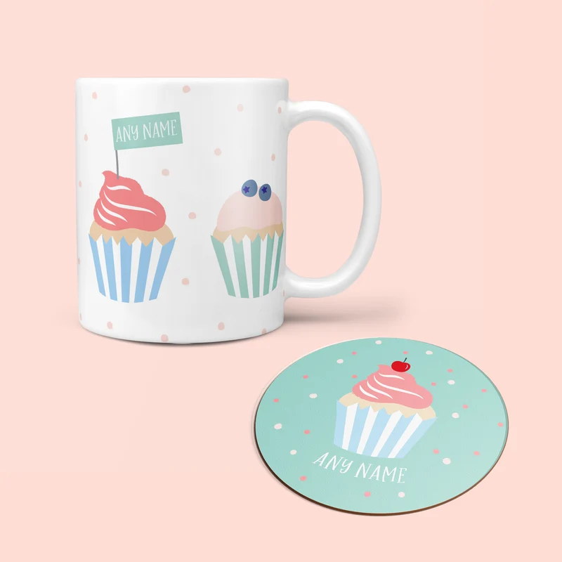 Personalised Cupcake Mug