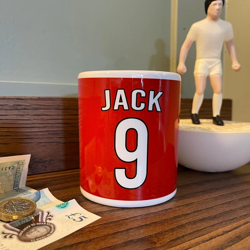 Any Sports Team Colours Money Box - Saving Tin For Footballer Or Sports Fan - Teenage Gift Nephew Brother Son