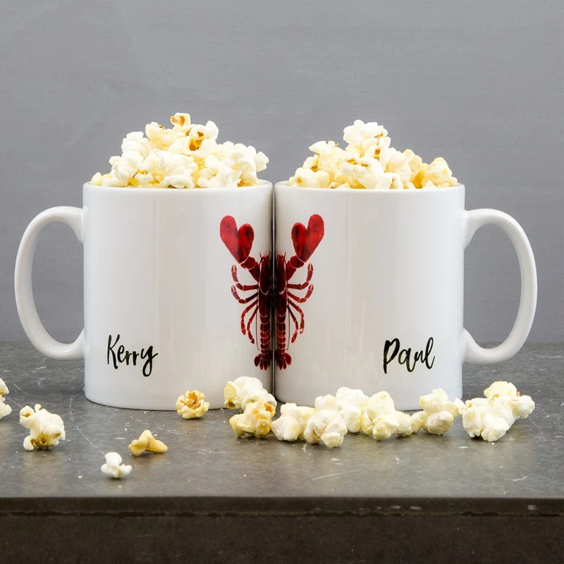 Friends Inspired 'He's Her Lobster' Personalised Mug Set