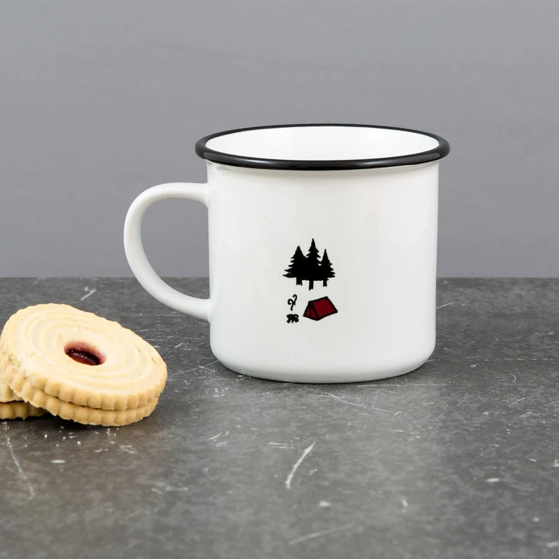 Personalised Pair Of Camping Mugs - Travel And Finding Love Themed - Ideal Gift For Wanderlust Couple