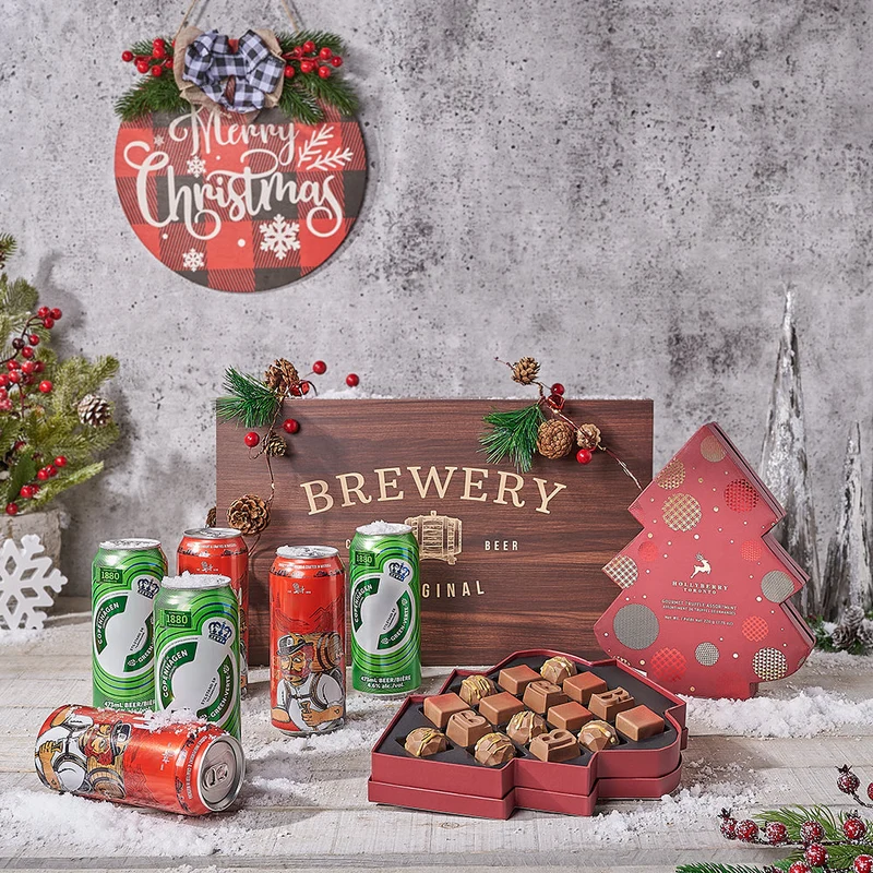 Santa's Joyful Christmas Beer Set