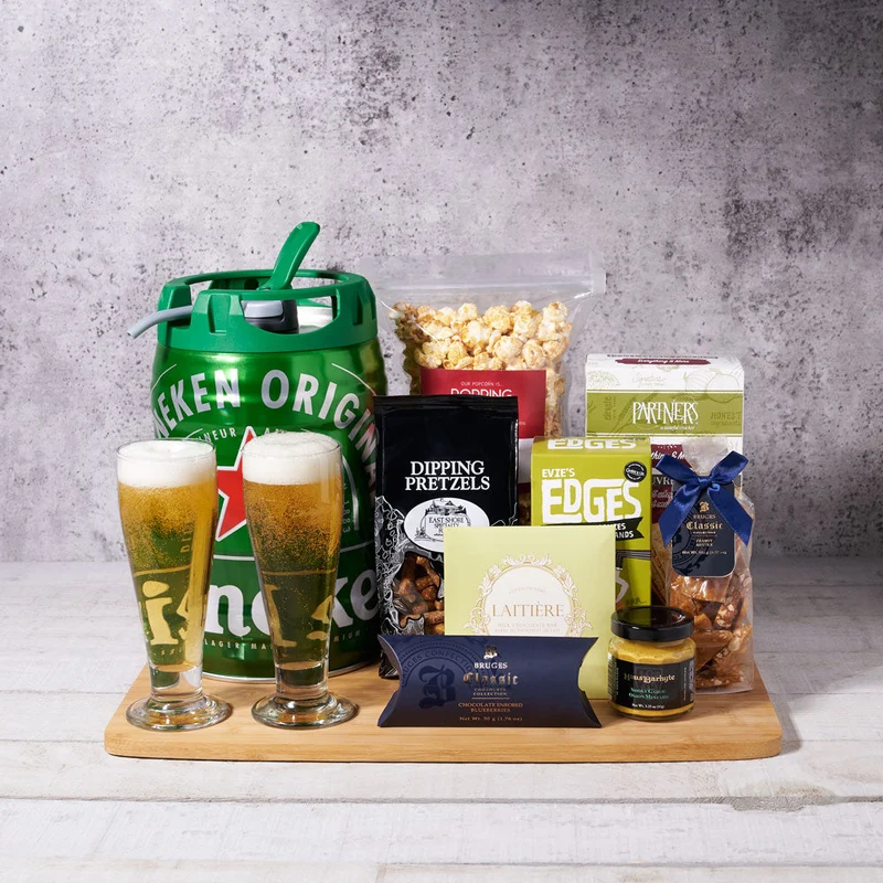 Heineken Keg Tasting Snack Board