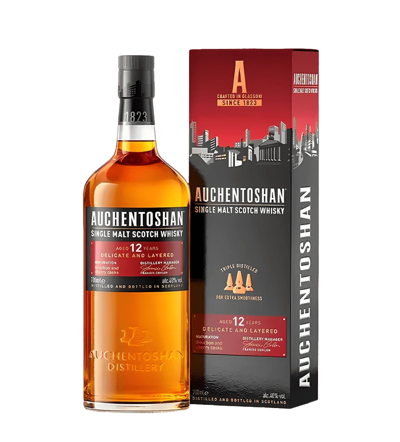 Auchentoshan 12 YO Single Malt Scotch 700ml