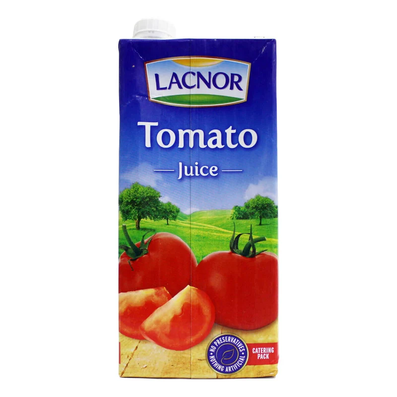 Lacnor Tomato Juice 100% - 12 X 1LTR