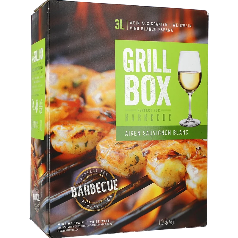 Grill-Box Airen Sauvignon Blanc 11 % 3L BIB