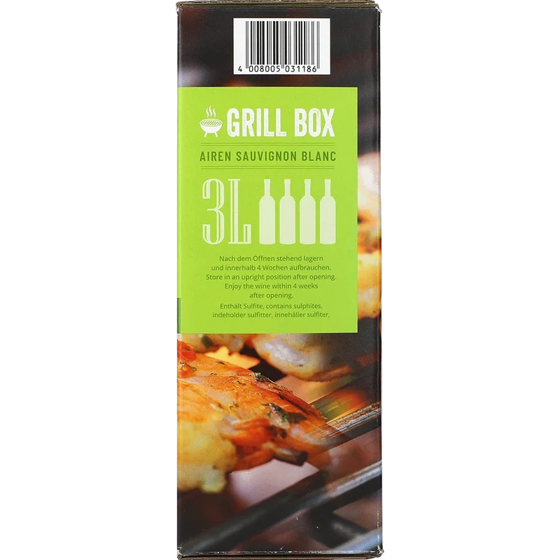 Grill-Box Airen Sauvignon Blanc 11 % 3L BIB