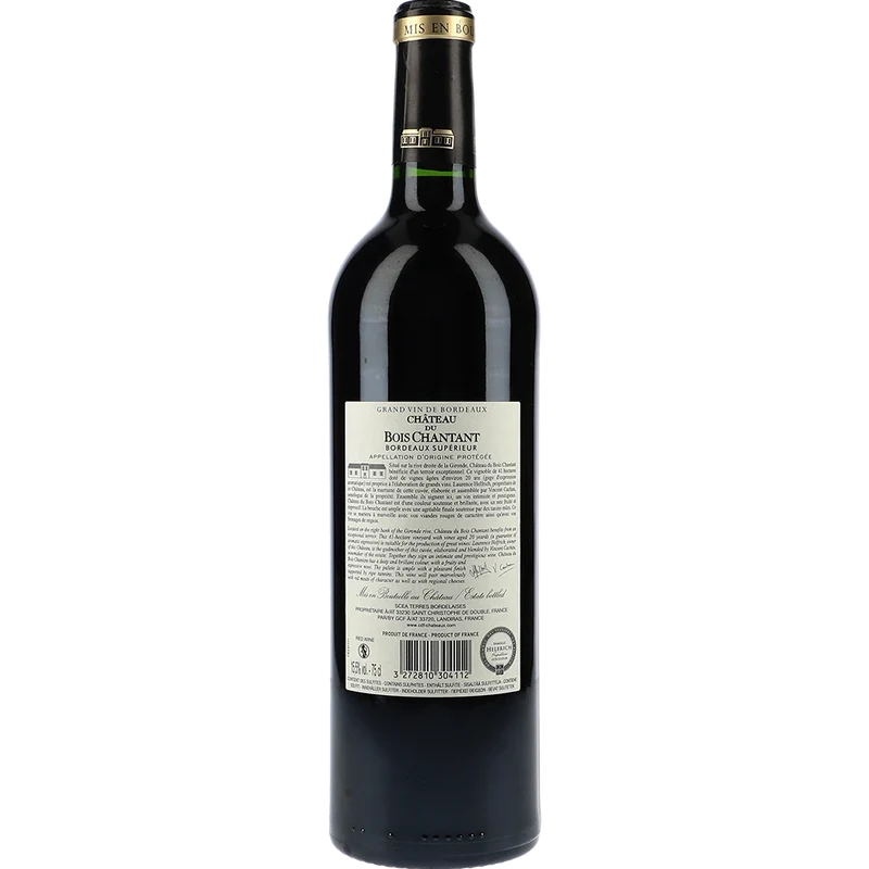 Château du Bois Chantant Bordeaux Supérieur 14.5 % 0,75L FL