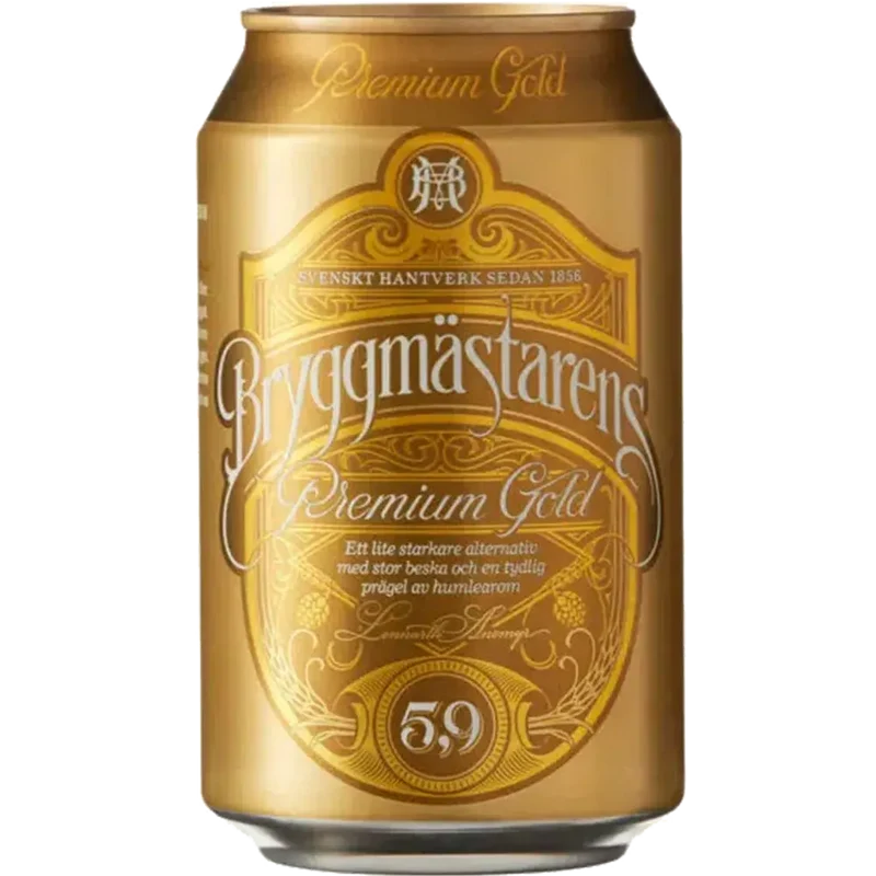 Åbro Bryggmästarens Premium Gold 5,9% 24x0,33L Dose zzgl. DPG Pfand