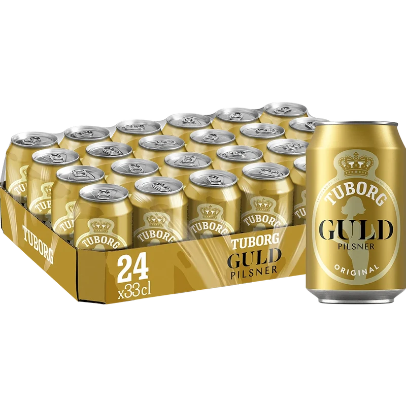 Tuborg Guld 5,6% 24x0,33L Dose zzgl. DPG Pfand