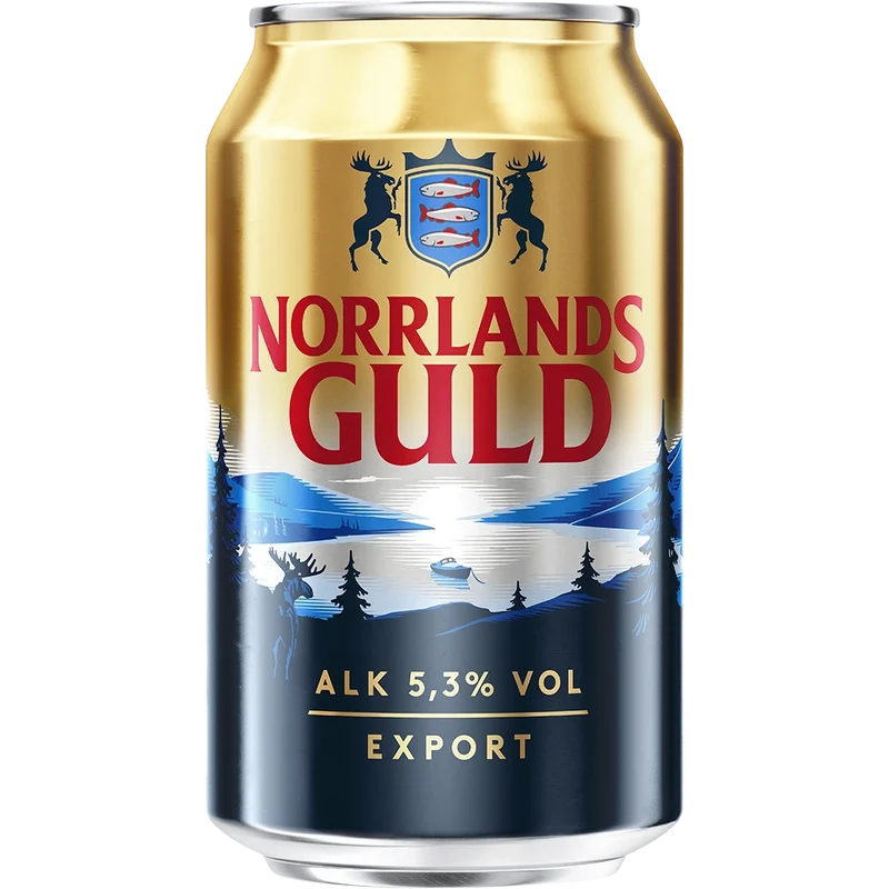Norrlands Guld 5,3% 24x0,33L Dose zzgl. DPG Pfand