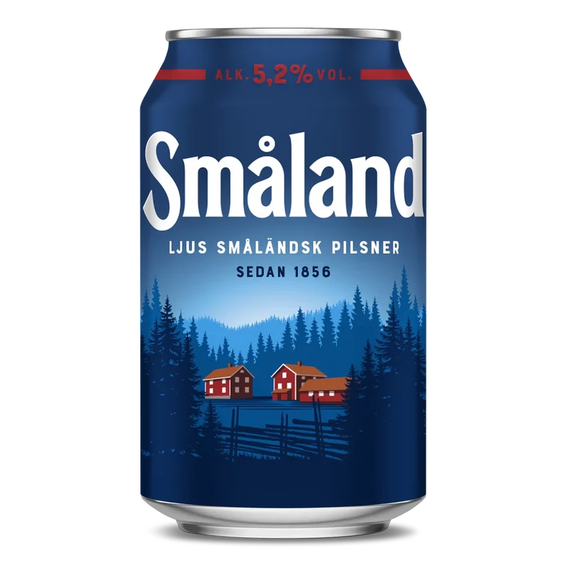 Småland Premium Lager 5,2% 24x0,33L Dose zzgl. DPG Pfand