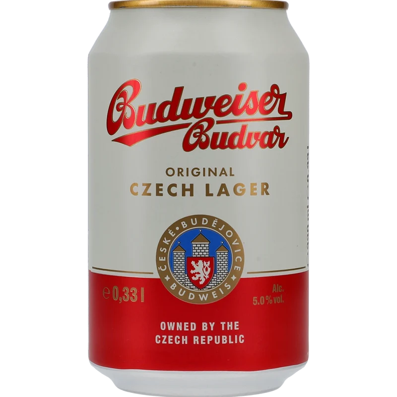 Budweiser Lager 5% 24x0,33L Dose zzgl. DPG Pfand
