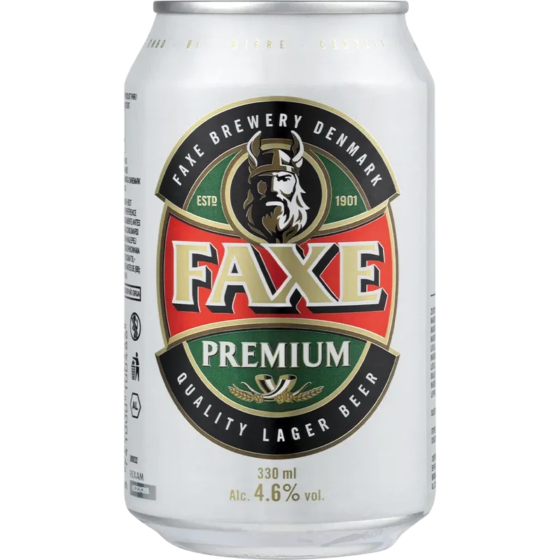 Faxe Premium Lager 4,6% 24x0,33L Dose zzgl. DPG Pfand