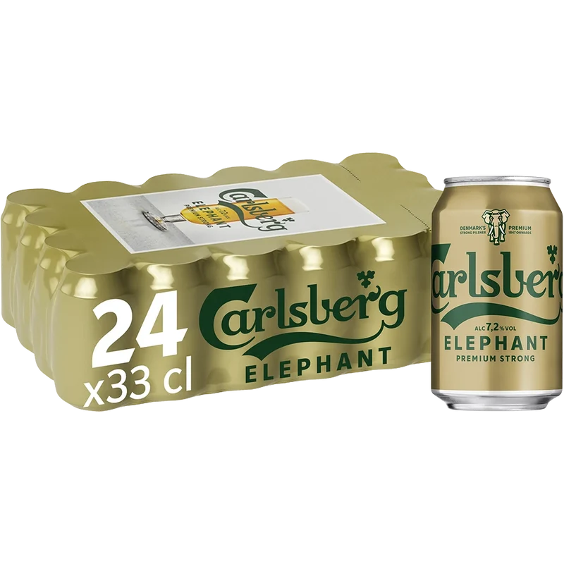 Carlsberg Elephant 7,2% 24x0,33L Dose zzgl. DPG Pfand