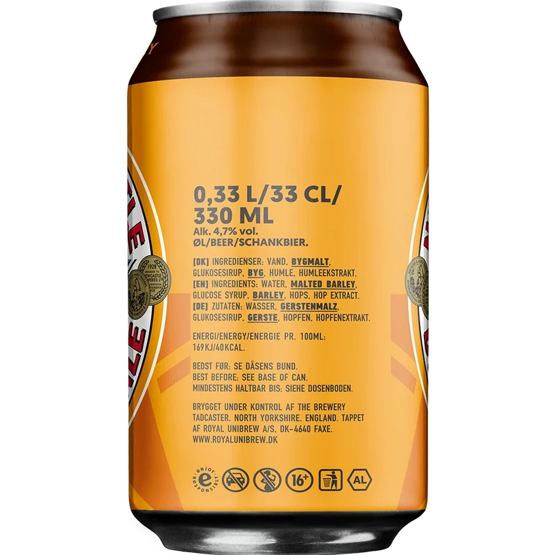 Newcastle Brown Ale 4,7% 24x0,33L Dose zzgl. DPG Pfand
