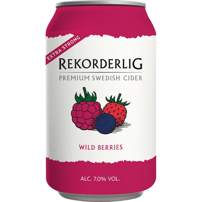 Rekorderlig Wild Berries 7% 24x0,33L Dose zzgl. DPG Pfand