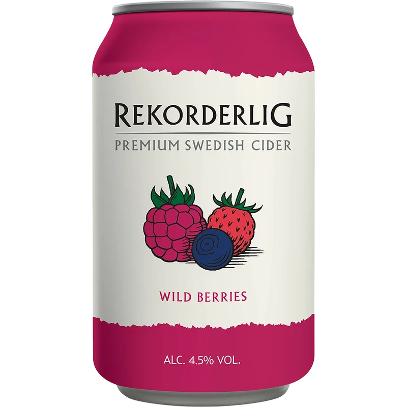 Rekorderlig Wild Berries 4.5% 24x0,33L Dose zzgl. DPG Pfand