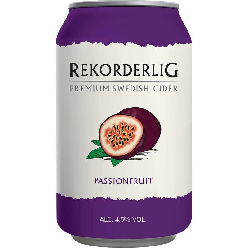 Rekorderlig Passionfruit 4.5% 24x0,33L Dose zzgl. DPG Pfand