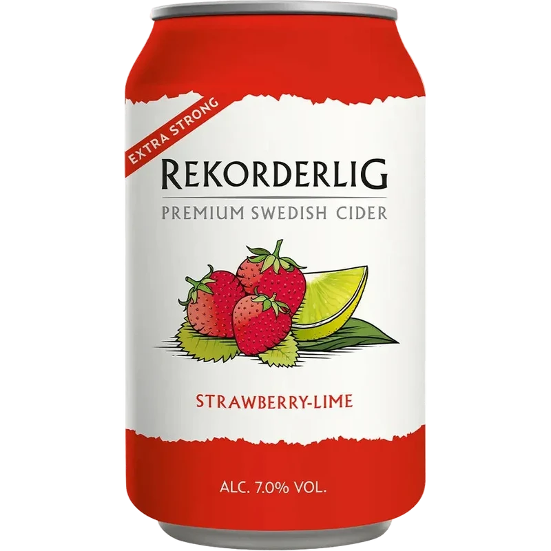 Rekorderlig Strawberry-Lime 7% 24x0,33L Dose zzgl. DPG Pfand
