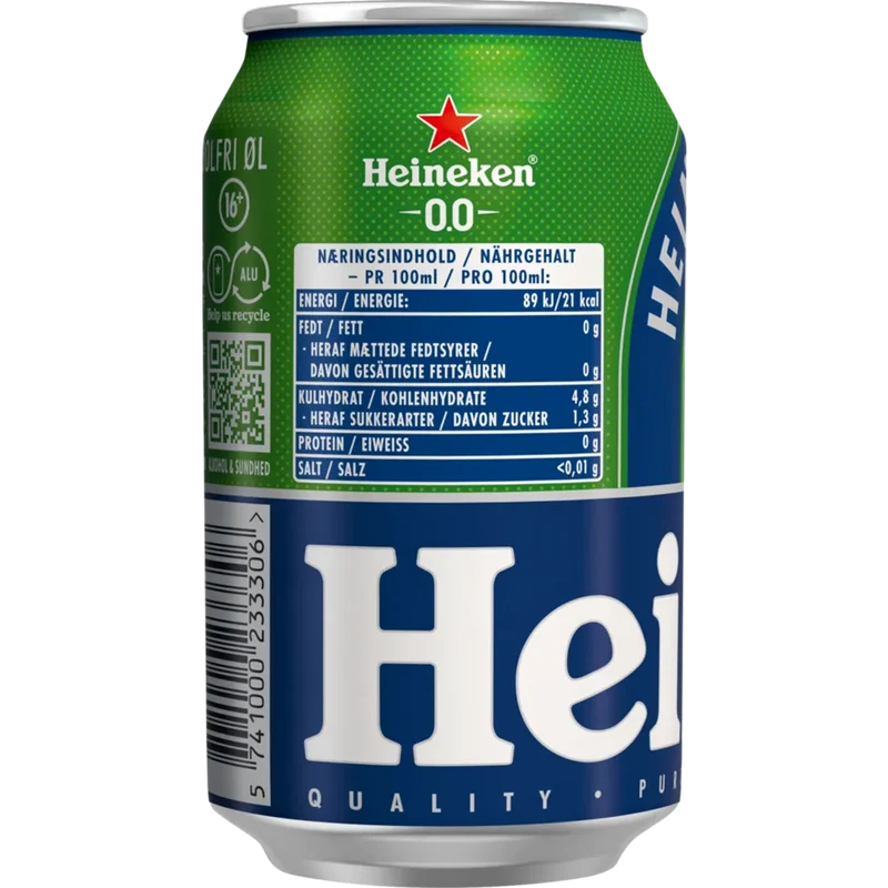 Heineken Alkoholfrei 24x0,33L Dose zzgl. DPG Pfand